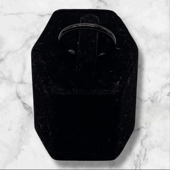 2mm Mens Comfort Fit Tungsten Carbide Black Wedding Band Ring Size 7 - Picture 3 of 7